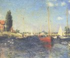 (image for) The Red Boats by Claude Monet Unframed