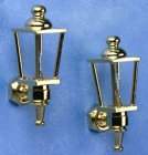 (image for) Brass Colonial Coach Lamps 2pc 12v