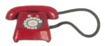 (image for) Red Rotary Telephone