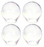 (image for) Clear Glass Globes 4pc