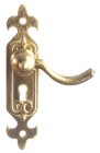 (image for) Fancy Brass Door Lever Handle Door Knob