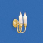 (image for) Dual Candle Wall Sconce 12v