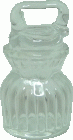 (image for) Ribbed Glass Jar w/ Lid