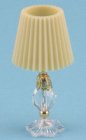 (image for) Crystal Table Lamp w/ Gold Trim Non-Electric