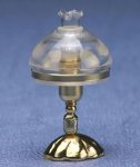 (image for) Victorian Desk Lamp w/ Clear Shade 12v