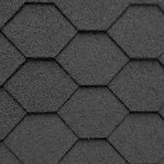 (image for) Gray Decorative Hexagon Asphalt Shingles 157 Square Inches