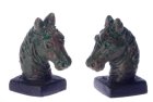 (image for) Bronzed Horse Head Book Ends