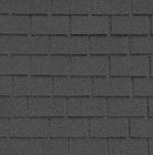 (image for) 1/2in Scale Gray Hexagon Asphalt Shingles 78 Square Inches