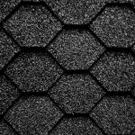 (image for) Salt & Pepper Deco Hex Asphalt Shingles 157 Square Inches