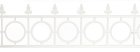 (image for) Widows Walk Fence 2pc White