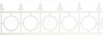 (image for) Widows Walk Fence 2pc White