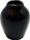 (image for) Ceramic Black Round Vase