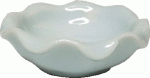 (image for) Fluted White Ceramic Bowl