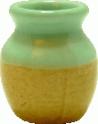 (image for) Orange & Green Ceramic Jar