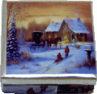 (image for) Country Winter Scene Tin Empty