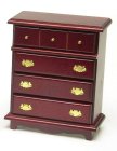 (image for) 4 Drawer Dresser - Mahogany