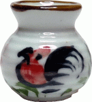 (image for) Rooster Design Vase Ceramic