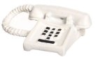 (image for) White Push Button Phone