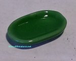 (image for) Pill Shaped Serving Dish Green Ceramic