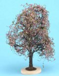 (image for) Miniature Tree w/ Burgundy-Mauve Flowers