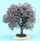 (image for) Miniature Tree w/ Blue-Purple Flowers