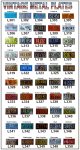 (image for) Vintage License Plates