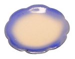 (image for) Blue Hue Fluted Ceramic Plate