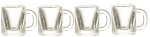 (image for) Wide Clear Mugs Set 4pc