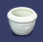 (image for) Porcelain White Planter w/ Grape Design