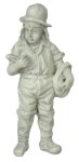 (image for) Farmer Boy Yard Ornament Gray