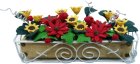 (image for) Summer Flowers in Scroll Iron Planter