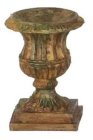 (image for) Tan w/ Moss Large Urn 3pc