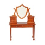 (image for) Walnut Dressing Table w/ Mirror