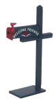 (image for) Country Blue Rural Mailbox - Welcome Friends