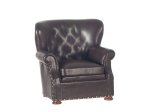 (image for) Brown Leather Churchill Chair