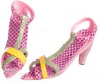 (image for) Pink & Green & Yellow High Heeled Shoes