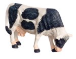 (image for) 1/2in Scale Grazing Cow - Black DISCONTINUED