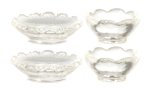 (image for) Clear Bowls & Plates 4pc