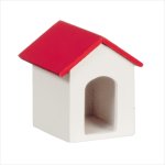 (image for) Outdoor Doghouse w/ Red Roof