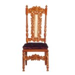 (image for) French Chateau Carved Side Chair - Walnut