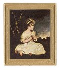 (image for) Gold Gilded Frame Victorian Girl Sitting