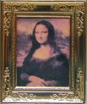 (image for) Metal Frame Painting Mona Lisa