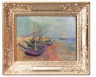 (image for) Metal Frame Picture Sailboats