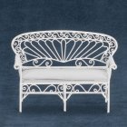 (image for) Outdoor Settee - White