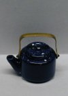 (image for) Blue Spatterware Tea Kettle