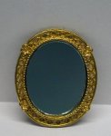 (image for) Oval Victorian Gold Mirror