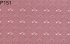 Prepasted Wallpaper, 3 Pieces: Geometric Print On Rose (image for) Prepasted Wallpaper, 3 Pieces: Geometric Print On Rose