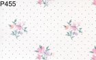 (image for) Pink Floral Dot Wallpaper 3pc