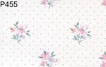 (image for) Pink Floral Dot Wallpaper 3pc