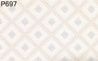 (image for) Ivory Embossed Trellis Wallpaper 3pc